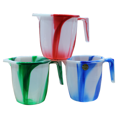 Double Colored 1.5 litres Plastic Mugs